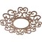 Ekena Millwork Reims Wood Fretwork Pierced Ceiling Medallion, Walnut, 22"OD x 8 3/8"ID x 3/8"T CMWP22X22X0375REWA - alternate 3